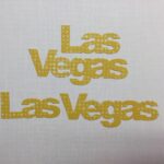 Scrapbooksrus LAS VEGAS DieCut Die Cut Title 2pc - Image 7