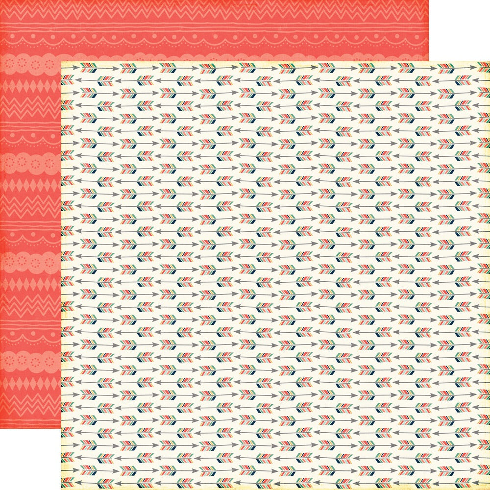 image_ca872e16-e808-43b5-b643-8909da29dc50.jpg Echo Park The Story Of Our Family FAMILY ARROWS 12"x12" Paper - Image 1