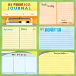 Karen Foster WEIGHT LOSS JOURNAL 12X12 Sports Sheet