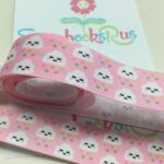 Cloud Cuties Pink Grosgrain Ribbon 1 yard - Image 2