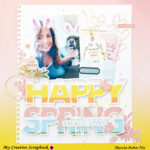 Pinkfresh Studio Spring Vibes TAKE YOUR TIME 12x12 Scrapbook Paper - Image 3