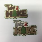 TAKE A HIKE Camping Scrapbook Die Cut Embellishment - Image 2