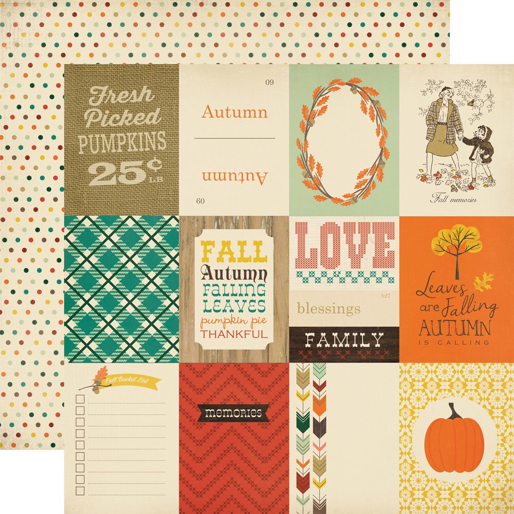 image_cc4c7cc0-0e6f-4d9b-a87b-b4d9a226ef04.jpg Carta Bella Fall Blessings 3X4 JOURNALING CARDS 12"x12" Paper - Image 1