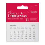 Docrafts Create Christmas 2017 CALENDER TABS 10