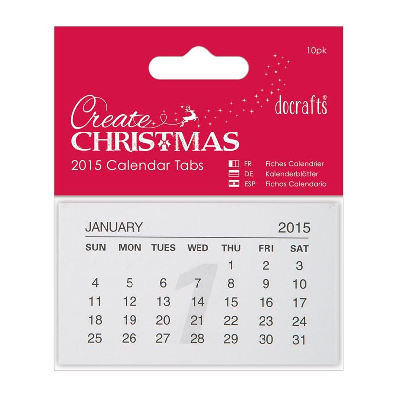 image_cc8b1f1d-d5bd-405f-be5f-988f2a7a3d81.jpeg Docrafts Create Christmas 2017 CALENDER TABS 10 - Image 1