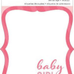 Imaginisce BABY GIRL Diecut Tags 18pc