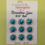 Rhinestone Gems 9pc 5/8" - Image 2