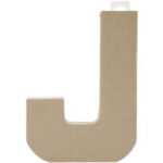 Darice Paper Mache Alphabet Letters I-P 5.5"X8" - Image 2