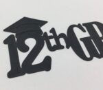 School GRADE Laser Cut DieCut Scrapbook Title - Image 2