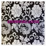 GCD Studios Cosette DRAGON FLOWER 12X12 Scrapbook Paper
