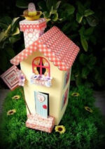 Doodlebug Plain & Simple LARGE CHIPBOARD HOUSE - Image 2
