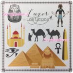 LUXOR MEMORIES Las Vegas Casino Cut Out 12"X12" Scrapbook Paper