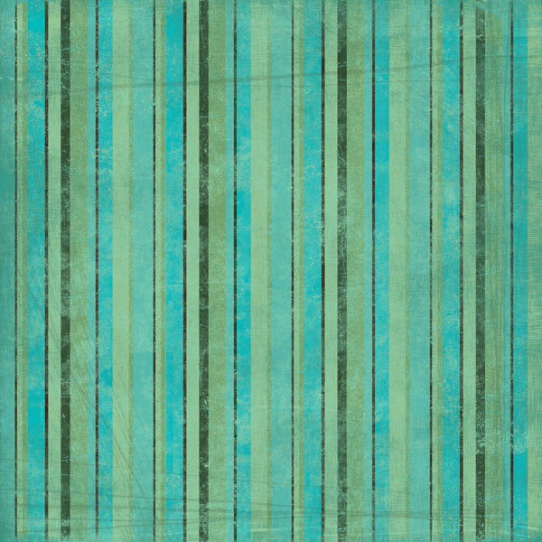image_d09da87f-3b9c-4f17-ac31-ebccbf4f441c.jpg TROPICAL STRIPE GREEN Scrapbook Customs 1 12"X12" Sheet Paper - Image 1