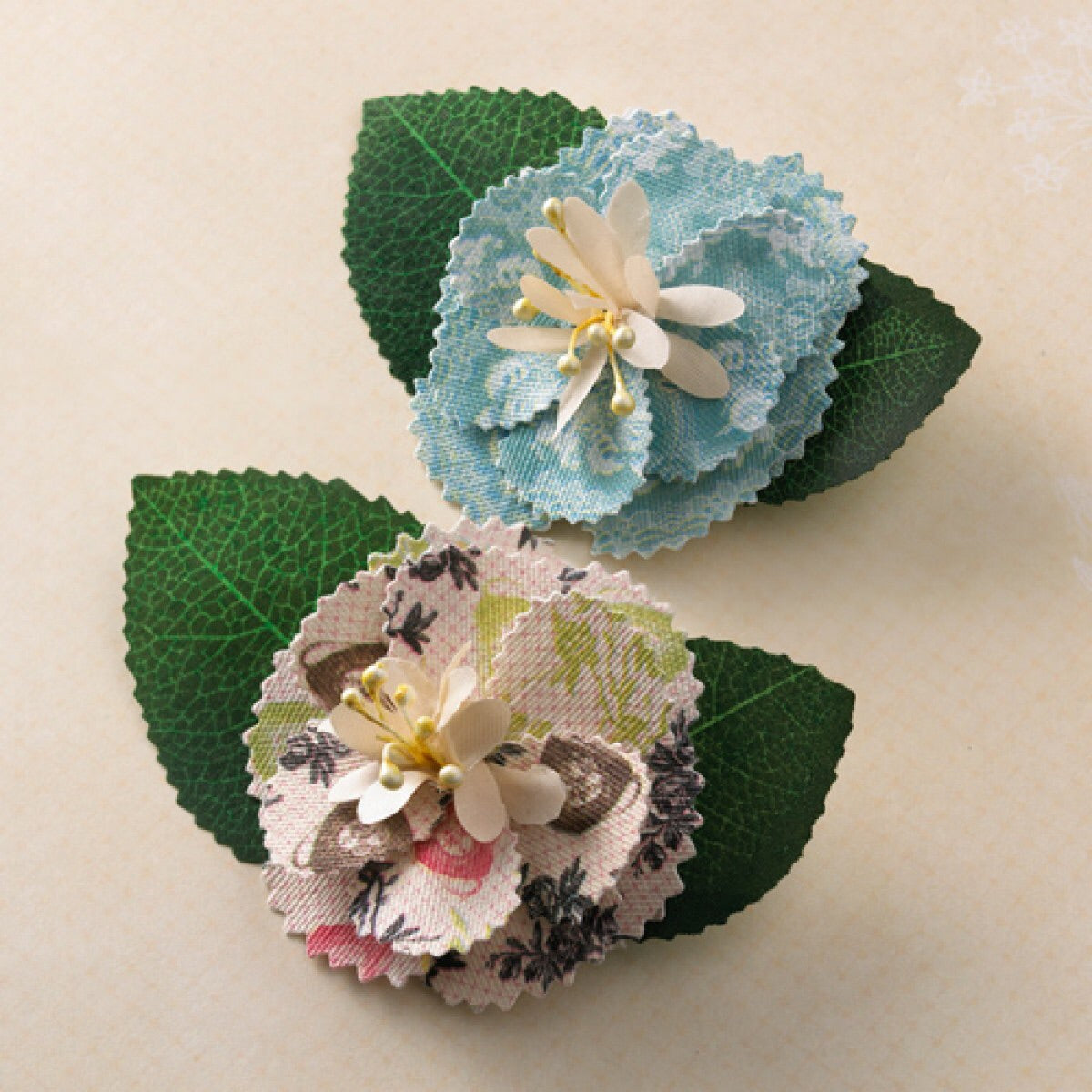 image_d0a26558-d5e8-4ebc-bedf-9545b7ec656a.jpg Webster's Pages Fabric Flowers LADIES & GENTS FLORETTES - Image 1