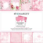 49 and Market Color Swatch BLOSSOM 12x12 Scrapbook Collection Paper Pack
