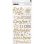 Thickers Dear Lizzy Here & Now HEAT WAVE Puffy Phrase Stickers