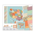 WeR Memory JET SET Travel 12X12 Scrapbook Album Kit 450pc