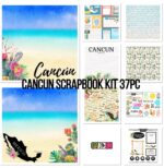 Scrapbook Customs Mexico CANCUN PARADISE 12x12 Scrapbook Paper