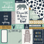 Kaisercraft Hide & Seek EXPLORER 12"X12" Scrapbook Paper