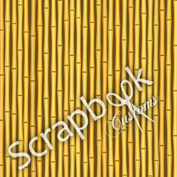 image_d53bc88b-0039-47d5-a9e6-0e1d1574dd0d.jpeg HAWAII PARADISE BAMBOO 12"X12" Scrapbook Customs Paper - Image 1