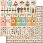 Feature Art Party Collection HOORAY 12"X12" Scrapbook Paper