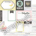 BABY GIRL MONTHS 12"X12" Scrapbook Customs Paper - Image 10
