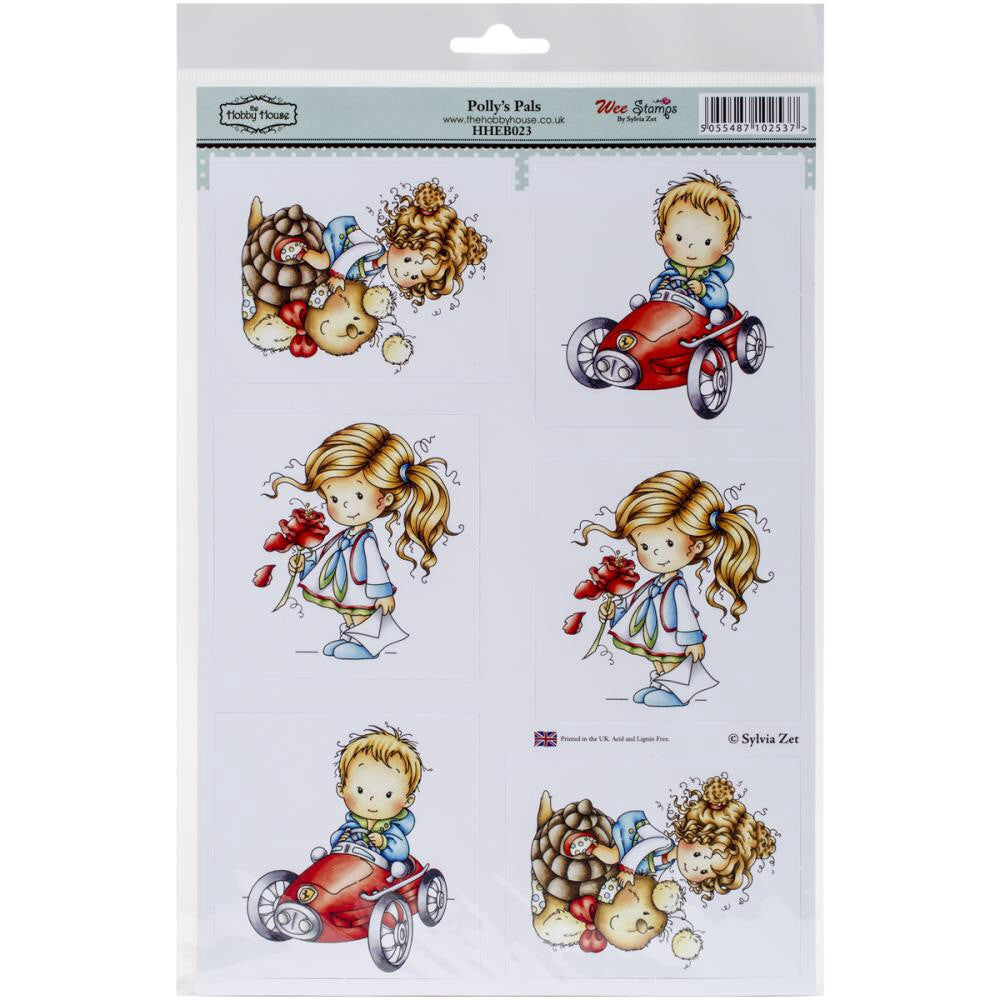 image_d71aaa10-7f05-4d97-ace5-264490e93598.jpg Hobby House POLLY'S PALS Wee Stamps 6pc - Image 1