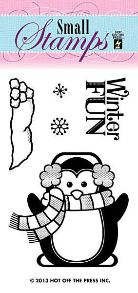image_d7629819-4946-4e7f-aa98-488d166c281f.jpeg Small Stamps PENGUIN Clear Acrylic Stamp 5pc - Image 1