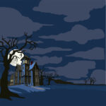 Carta Bella Hocus Pocus GONE BATTY 12"x12" Scrapbook Paper - Image 3
