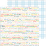 Pinkfresh Studio Spring Vibes TAKE YOUR TIME 12x12 Scrapbook Paper