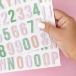 Thickers Maggie Holmes PARASOL AMOUR Foam Letter Stickers - Image 5