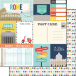 Italy ROME MEMORIES KIT Papers and Stickers 12pc - Image 5