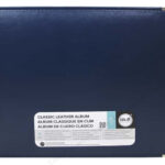 We R Classic Leather Album NAVY BLUE 12"X12" D Ring Memory Scrapbook