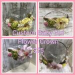 Custom Handcrafted Baby FLOWER CROWN