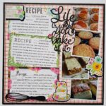 Jen Hadfield Patio Party RECIPE CARDS 12"X12" Scrapbook Paper - Image 2