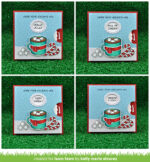 Lawn Fawn Reveal Wheel HOLIDAY SENTIMENTS Clear Stamps 45pc - Image 3
