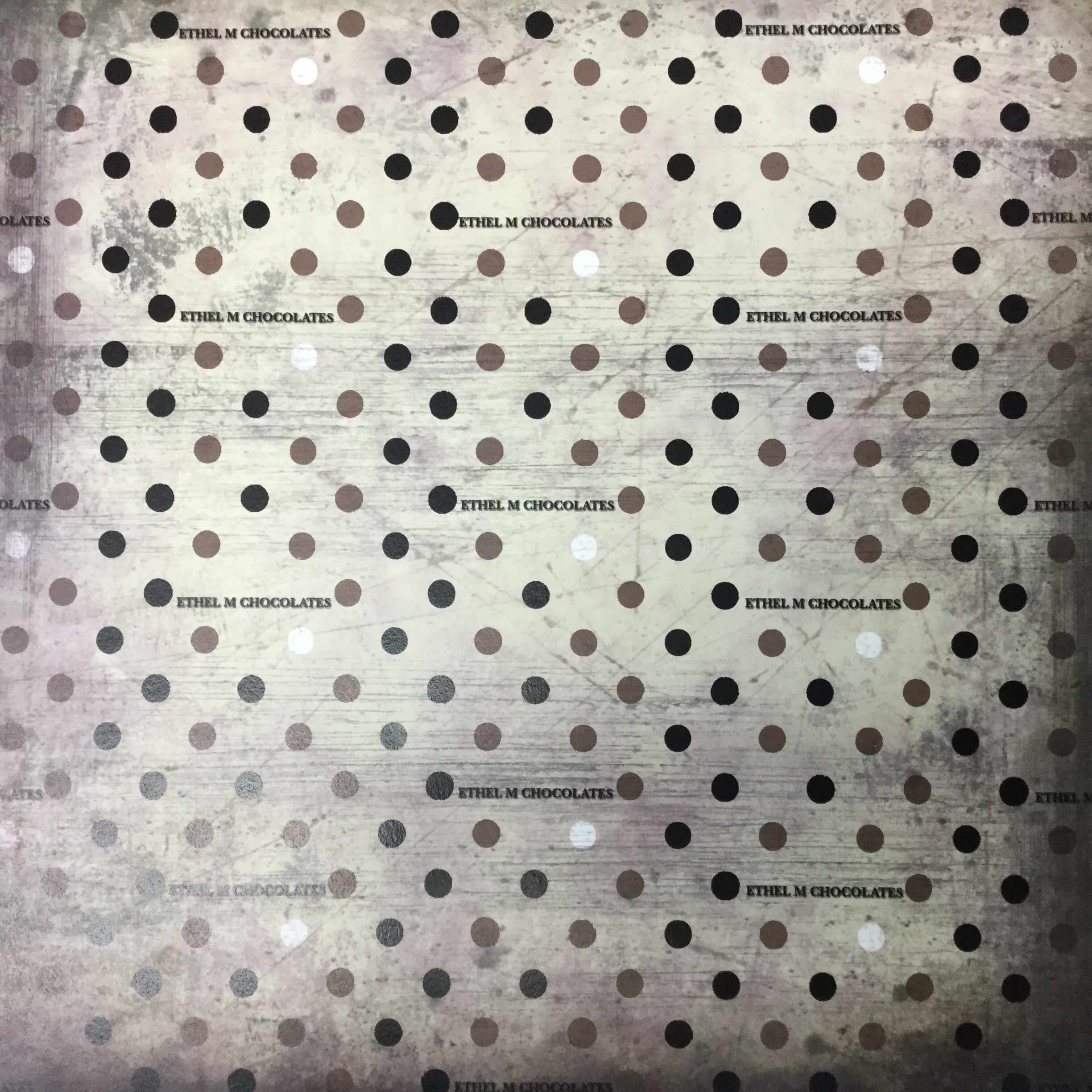 image_dab0c9e4-d522-434a-9c1b-581371835b07.jpg ETHEL M CHOCOLATES Dots 12"X12" Scrapbook Paper - Image 1