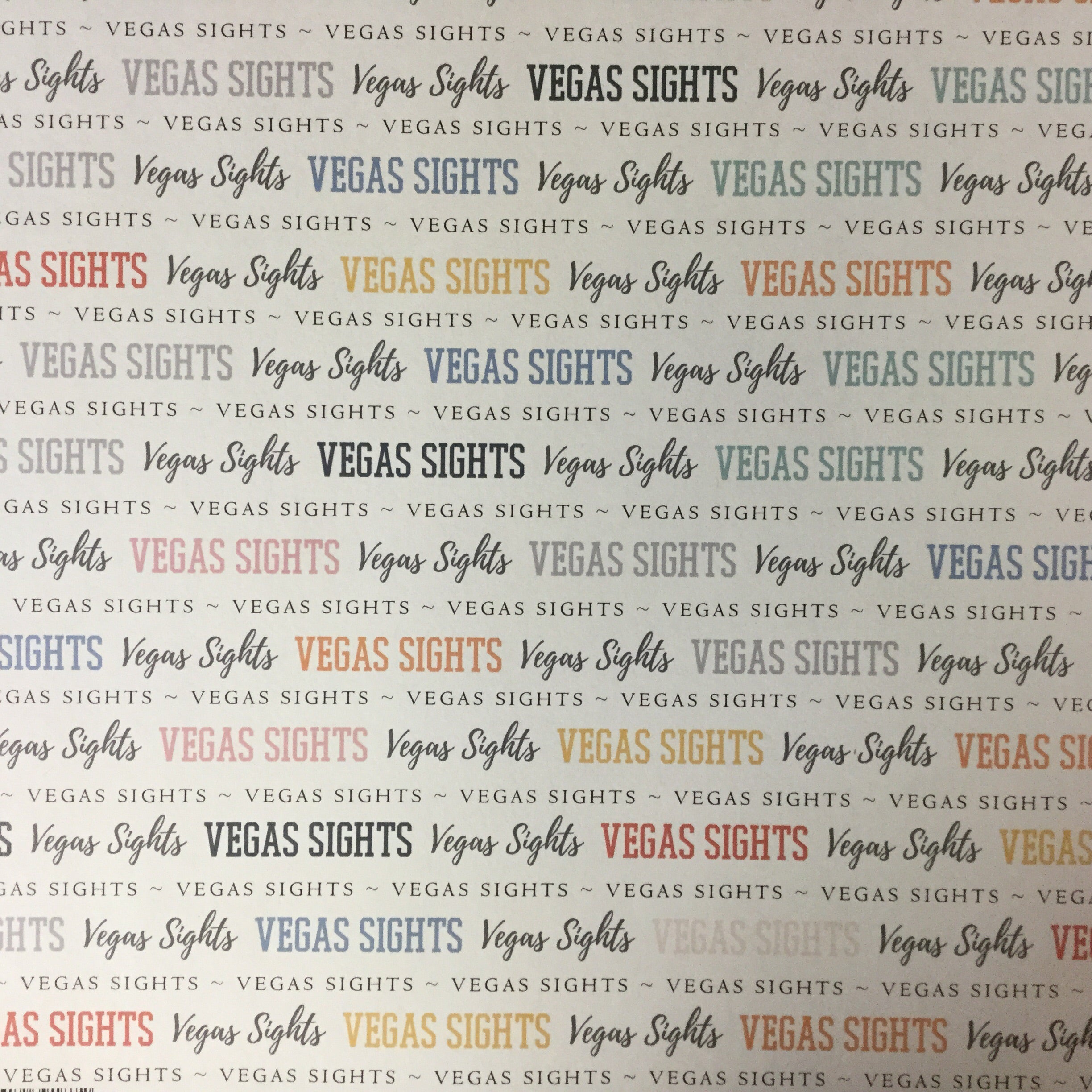 image_dab4e4f2-f7bc-4313-bb8f-003696bd707b.jpg VEGAS SIGHTS Double Sided Pride 12x12 Scrapbook Paper - Image 1