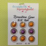 Rhinestone Gems 9pc 5/8" - Image 4