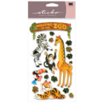 Ek Success ZOO Sticko 3D Stickers 17pc