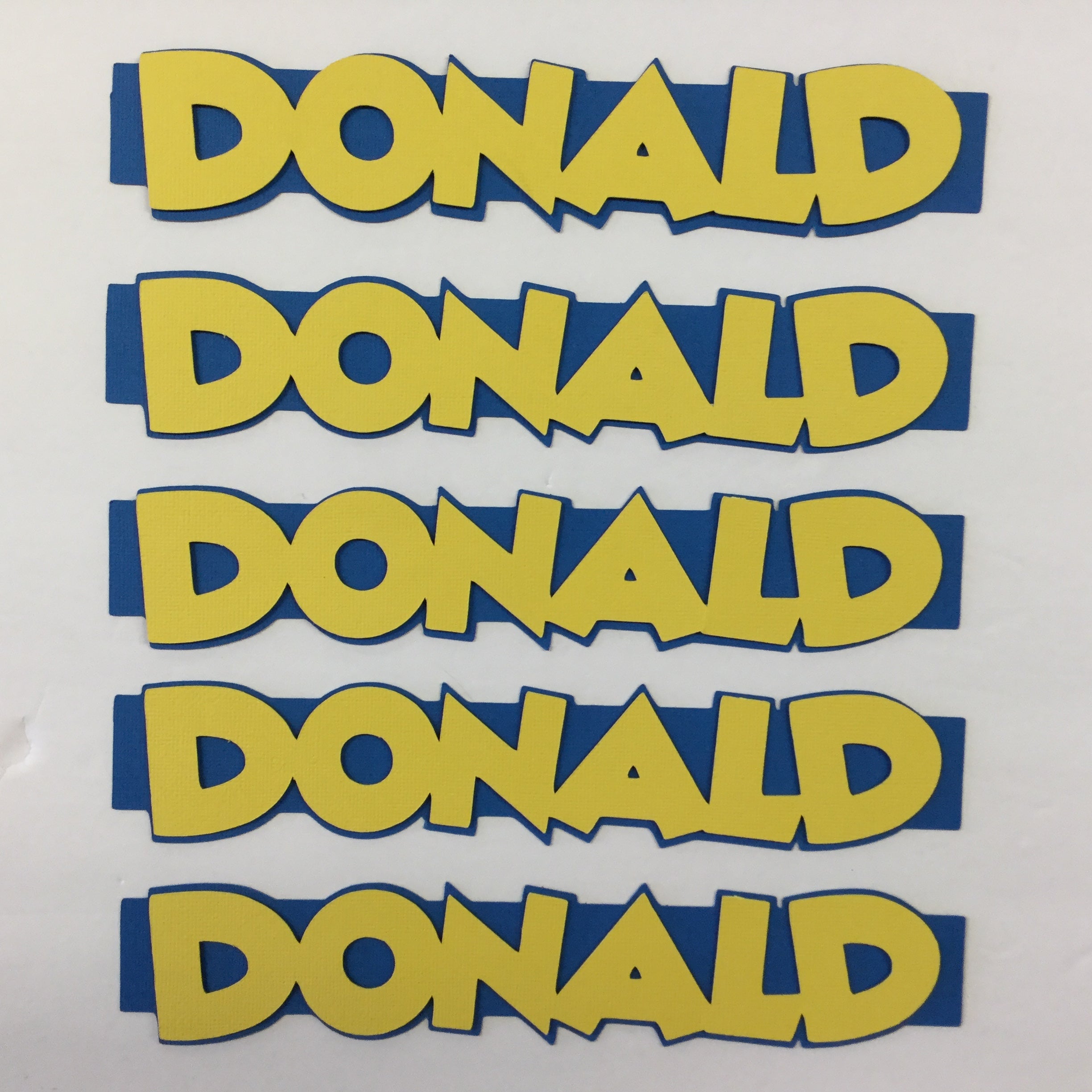 image_dcdc127b-abbd-4071-9f96-fc6c205ff79b.jpg Like Disney DONALD DUCK Large DieCut Scrapbook Embellishment - Image 1