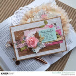 Kaisercraft Miss Betty Collection SEWN 12"X12" Scrapbook Sheet - Image 6