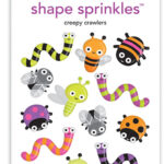 Doodlebug  CREEPY CRAWLERS Shape Sprinkles 16pc