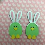 Bird in Easter Bunny Hat Diecut - Image 2