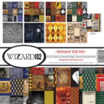Reminisce WIZARD 102 12"X12" Kit Scrapbook Paper Pack 8 pc.