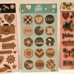 Paper Craft BE HAPPY Cork Stickers 20 pc