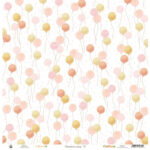 P13 WOODLAND CUTIES 12"X12" Racoon Scrapbook Paper 03 - Image 3