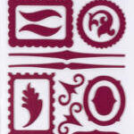 American Crafts THICKERS ACCENTS Shapes Chipboard Stickers 39pc