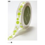 May Arts 5/8" SATIN BUBBLE DOT Ribbon 1 yard - Image 6