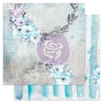 Prima Aquarelle Dreams FORGET ME NOT 12"X12" Scrapbook Paper